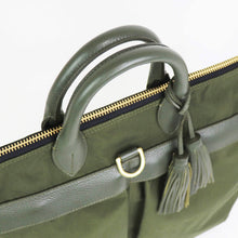 画像をギャラリービューアに読み込む, ACATE(アカーテ)Helmet Bag ヘルメットバッグ ナイロン×レザー【オリーブ】国内正規品