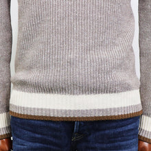 画像をギャラリービューアに読み込む, GRAN SASSO(グランサッソ)コットンリネン チルデンニット【ベージュ】国内正規品