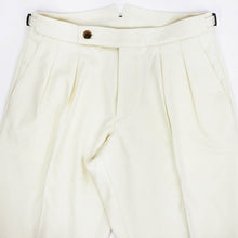 画像をギャラリービューアに読み込む, BERWICH(ベルウィッチ)SCOTCH / スコッチ 2プリーツパンツ【ホワイト】国内正規品