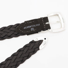 画像をギャラリービューアに読み込む, ALBERTO LUTI(アルべルト ルッティ)カーフスエード メッシュベルト【ブラウン】国内正規品