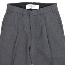 画像をギャラリービューアに読み込む, BORELIO(ボレリオ)ワンプリーツ テーパード パンツ スラックス【チャコールグレー】国内正規品