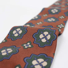 画像をギャラリービューアに読み込む, Spacca Neapolis(スパッカ ネアポリス)トレピエゲ 三つ折り シルク タイ【キャメル】国内正規品