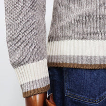 画像をギャラリービューアに読み込む, GRAN SASSO(グランサッソ)コットンリネン チルデンニット【ベージュ】国内正規品