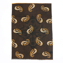 画像をギャラリービューアに読み込む, GIERRE MILANO(ジエレ ミラノ)ウールストール【ブラウン×イエロー】国内正規品