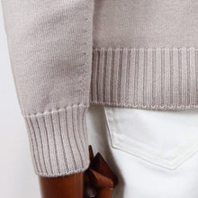 画像をギャラリービューアに読み込む, Drumohr(ドルモア)メリノウール 8G タートルネックニット【ライトベージュ】国内正規品