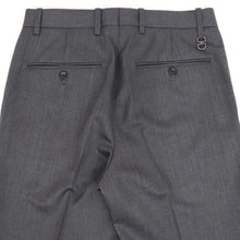 画像をギャラリービューアに読み込む, ORTELO(オルテロ)HOLLEBECK 2プリーツ ウールパンツ【チャコールグレー】国内正規品