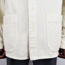 画像をギャラリービューアに読み込む, East Harbour Surplus(イースト ハーバー サープラス)太畝コーデュロイ ワークジャケット カヴァーオール【オフホワイト】国内正規品