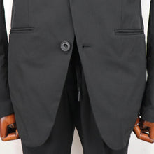 画像をギャラリービューアに読み込む, K-3B(ケースリービー)ヴィンテージストレッチ テーラードシングルジャケット【ブラック】国内正規品