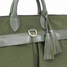 画像をギャラリービューアに読み込む, ACATE(アカーテ)Helmet Bag ヘルメットバッグ ナイロン×レザー【オリーブ】国内正規品