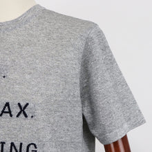 画像をギャラリービューアに読み込む, Vandori(ヴァンドリ)リネンコットン レタード Tシャツ【グレー×ネイビー】国内正規品