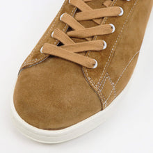 画像をギャラリービューアに読み込む, HELMS PARIS(エルム パリ)FLYING ACE スエード レースアップスニーカー【ブラウン×ホワイト】国内正規品