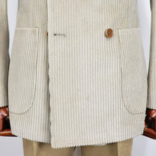 画像をギャラリービューアに読み込む, Errico Formicola(エリコ フォルミコラ)MARCO DP 太畝コーデュロイダブルジャケット【ベージュ】国内正規品