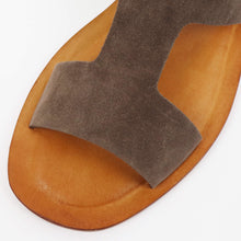 画像をギャラリービューアに読み込む, Mario Doni(マリオドーニ)COLONNATA / コロンナータ カーフスエード サンダル【ブラウン×キャメル】国内正規品