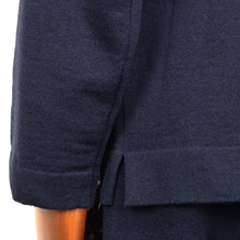 画像をギャラリービューアに読み込む, Blu Bre(ブルブレ)ドライタッチウール リラクシーロングスリーブ【ネイビー】国内正規品