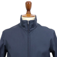 画像をギャラリービューアに読み込む, HERNO(ヘルノ)Loro Piana STORM SYSTEM FABRIC スタンドカラーブルゾン【ネイビー】国内正規品