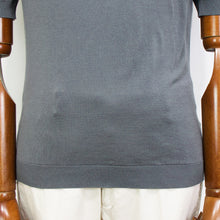 画像をギャラリービューアに読み込む, JOHN SMEDLEY(ジョンスメドレー)EASY FIT ISIS SHIRT FC SS シーアイランド コットン 30ゲージ 半袖 ニット ポロシャツ【コブルグレー】国内正規品