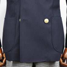 画像をギャラリービューアに読み込む, Giotto(ジオット)ダブルブレストジャケット ホップサック【ネイビー】国内正規品