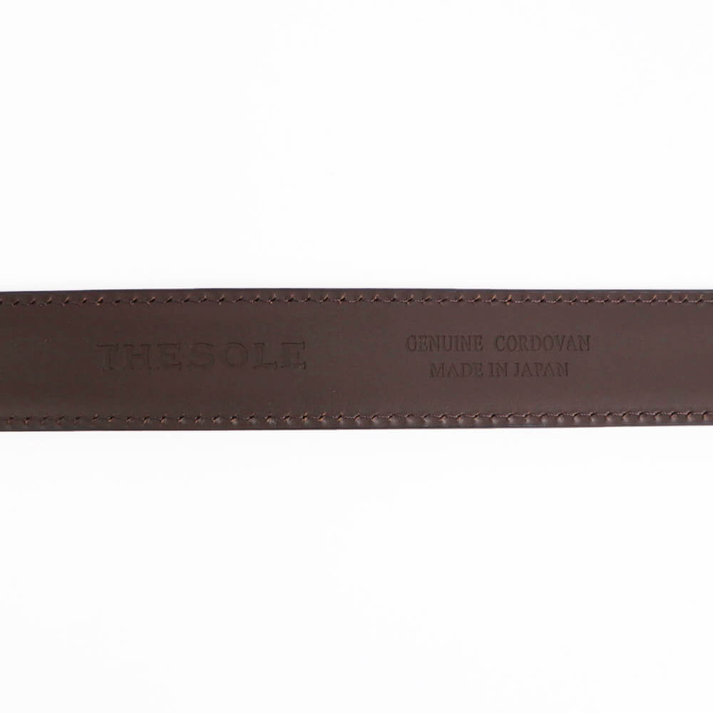 THE SOLE(ザソール)コードバンベルト【バーガンディ】国内正規品
