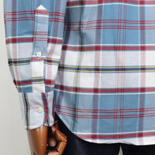 画像をギャラリービューアに読み込む, INDIVIDUALIZED SHIRTS(インディヴィジュアライズド シャツ)ボタンダウンチェックシャツ 【ブルー×ホワイト】国内正規品