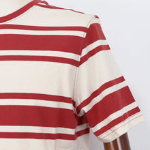 画像をギャラリービューアに読み込む, Barbour(バブアー)ボーダー Tシャツ【オフホワイト×レッド】国内正規品