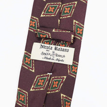 画像をギャラリービューアに読み込む, Spacca Neapolis(スパッカ ネアポリス)トレピエゲ 三つ折り シルク タイ【ブラウン】国内正規品