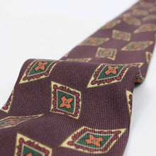 画像をギャラリービューアに読み込む, Spacca Neapolis(スパッカ ネアポリス)トレピエゲ 三つ折り シルク タイ【ブラウン】国内正規品