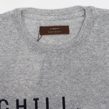 画像をギャラリービューアに読み込む, Vandori(ヴァンドリ)リネンコットン レタード Tシャツ【グレー×ネイビー】国内正規品