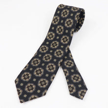 画像をギャラリービューアに読み込む, Stefano Cau(ステファノカウ)小紋柄 ウールタイ【ネイビーベース】国内正規品