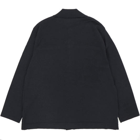 Blu Bre(ブルブレ)ドライタッチウール オーバーシャツ【ブラック】国内正規品