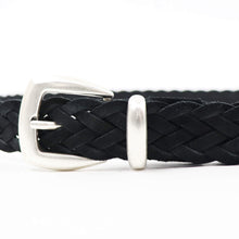 画像をギャラリービューアに読み込む, ALBERTO LUTI(アルべルト ルッティ)カーフスエード メッシュベルト【ブラック】国内正規品