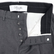 画像をギャラリービューアに読み込む, BORELIO(ボレリオ)ワンプリーツ テーパード パンツ スラックス【チャコールグレー】国内正規品