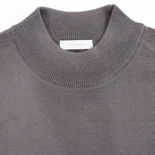 画像をギャラリービューアに読み込む, nomiamo(ノミアモ)定番 モックネック ニット 33ゲージ【グレー】国内正規品