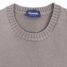 画像をギャラリービューアに読み込む, Drumohr(ドルモア)クルーネックニット 8ゲージ【グレージュ】国内正規品
