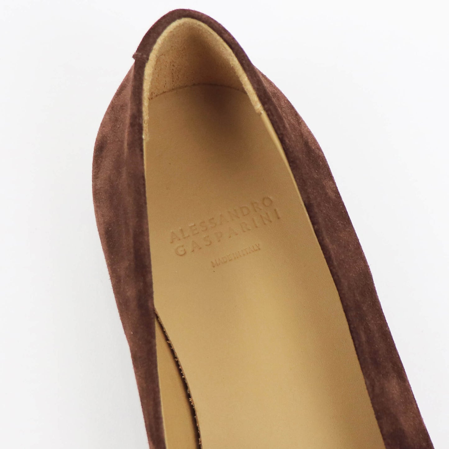 ALESSANDRO GASPARINI(アレッサンドロ ガスパリーニ)MOCASSO LOAFER SUEDE 【チョコレート】国内正規品