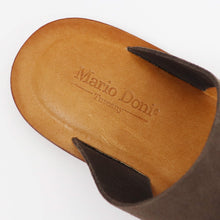 画像をギャラリービューアに読み込む, Mario Doni(マリオドーニ)COLONNATA / コロンナータ カーフスエード サンダル【ブラウン×キャメル】国内正規品
