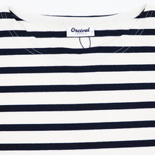画像をギャラリービューアに読み込む, ORCIVAL(オーシバル)半袖 ボーダーTシャツ【エクリュ×ネイビー】国内正規品