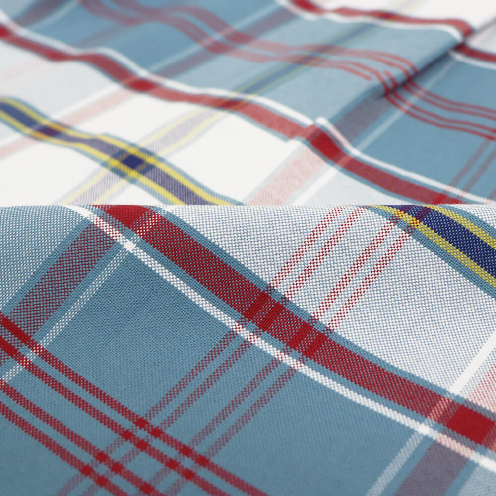 INDIVIDUALIZED SHIRTS(インディヴィジュアライズド シャツ)ボタンダウンチェックシャツ 【ブルー×ホワイト】国内正規品