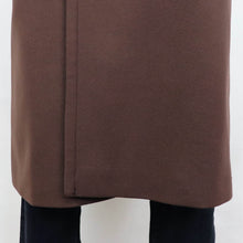 画像をギャラリービューアに読み込む, hevo(イーヴォ)BRINDISI ブリンディジ ダブルブレスト ベルテッド ウール コート【ブラウン】国内正規品
