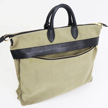 画像をギャラリービューアに読み込む, ACATE(アカーテ)Helmet Bag ヘルメットバッグ ナイロン×レザー【カーキ×ブラック】国内正規品