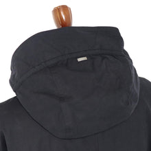 画像をギャラリービューアに読み込む, HERNO(ヘルノ)ミリタリーコート モッズコート【ブラック】国内正規品