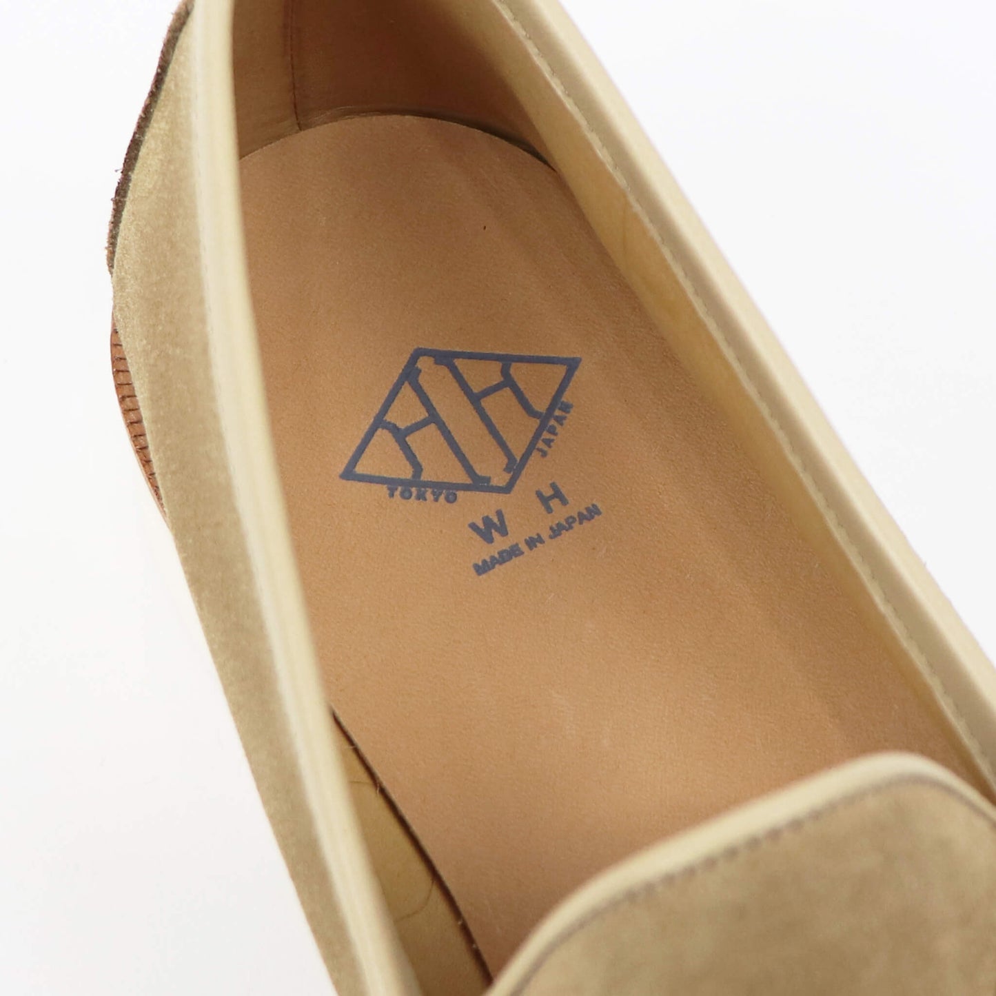 WH(ダブルエイチ)ビットモカシン スリッポン "通称ふにゃ男"【ベージュ】国内正規品