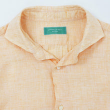 画像をギャラリービューアに読み込む, Giotto(ジオット)ANTONELLA Napoli リネンシャツ【オレンジ】国内正規品