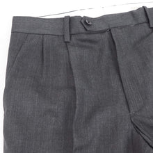 画像をギャラリービューアに読み込む, ORTELO(オルテロ)HOLLEBECK 2プリーツ ウールパンツ【チャコールグレー】国内正規品