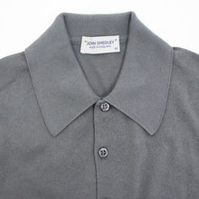 画像をギャラリービューアに読み込む, JOHN SMEDLEY(ジョンスメドレー)EASY FIT ISIS SHIRT FC SS シーアイランド コットン 30ゲージ 半袖 ニット ポロシャツ【コブルグレー】国内正規品