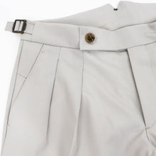 画像をギャラリービューアに読み込む, BERWICH(ベルウィッチ)SCOTCH / スコッチ ツープリーツアジャスター付きパンツ【ストーン】国内正規品