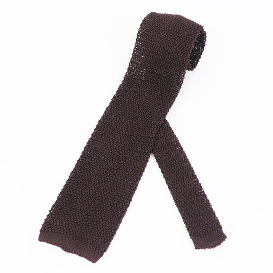 ALBENI 1905(アルベニ1905)ニットタイ【ブラウン】国内正規品