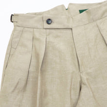 画像をギャラリービューアに読み込む, BERWICH(ベルウィッチ)SCOTCH / スコッチ ツープリーツアジャスター付きパンツ【ベージュ】国内正規品