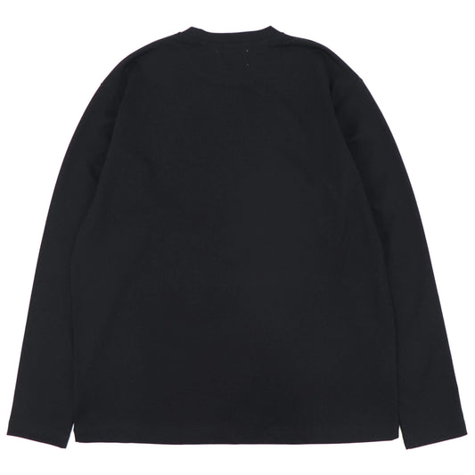 RIVORA(リヴォラ)スビンコットン クルーネック ロングスリーブTシャツ【ブラック】国内正規品