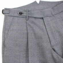 画像をギャラリービューアに読み込む, BERWICH(ベルウィッチ)SALUTE サルーテ 1プリーツ サイドアジャスター テーパード スラックス パンツ【グレー】国内正規品