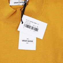 画像をギャラリービューアに読み込む, GRAN SASSO(グランサッソ)12ゲージ ウールモックネックニット ロングスリーブ 長袖【マスタード】国内正規品